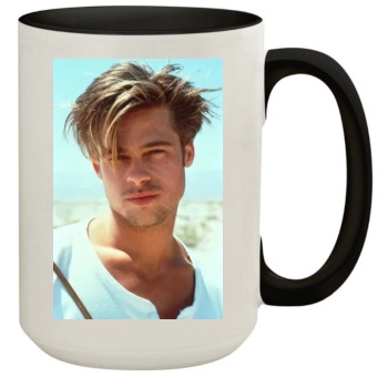 Brad Pitt 15oz Colored Inner & Handle Mug