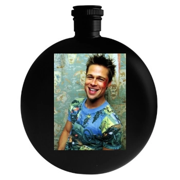 Brad Pitt Round Flask