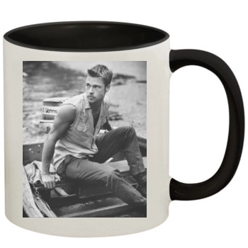 Brad Pitt 11oz Colored Inner & Handle Mug