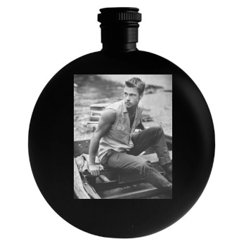 Brad Pitt Round Flask