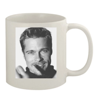 Brad Pitt 11oz White Mug