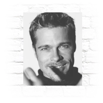 Brad Pitt Metal Wall Art