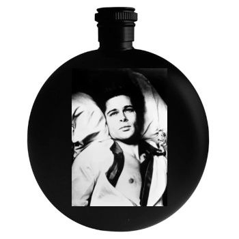 Brad Pitt Round Flask