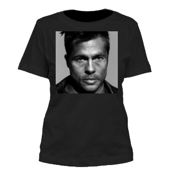 Brad Pitt Women's Cut T-Shirt