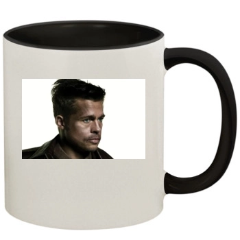 Brad Pitt 11oz Colored Inner & Handle Mug