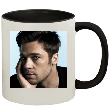 Brad Pitt 11oz Colored Inner & Handle Mug