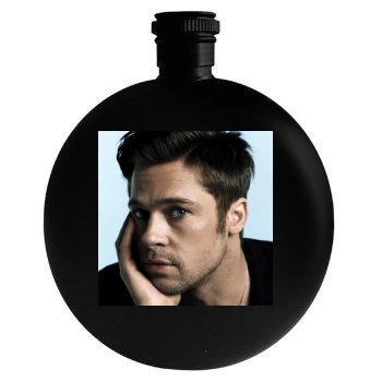 Brad Pitt Round Flask