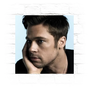 Brad Pitt Metal Wall Art