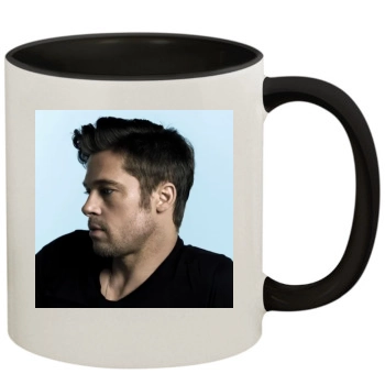 Brad Pitt 11oz Colored Inner & Handle Mug