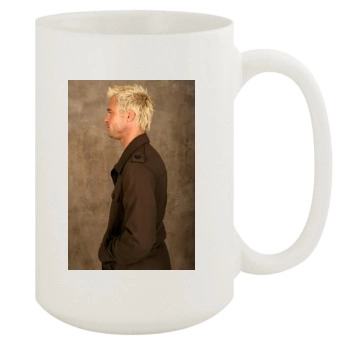 Brad Pitt 15oz White Mug