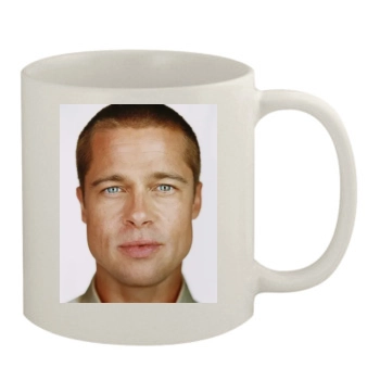 Brad Pitt 11oz White Mug