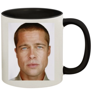 Brad Pitt 11oz Colored Inner & Handle Mug