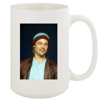 Brad Pitt 15oz White Mug