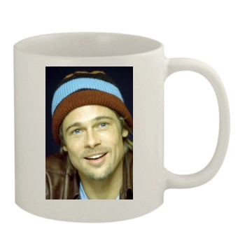 Brad Pitt 11oz White Mug