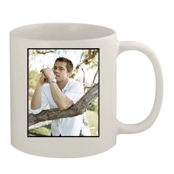 Brad Pitt 11oz White Mug