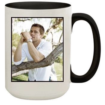 Brad Pitt 15oz Colored Inner & Handle Mug