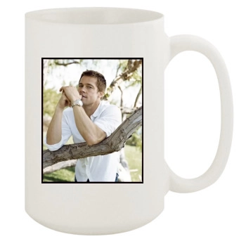 Brad Pitt 15oz White Mug