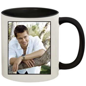 Brad Pitt 11oz Colored Inner & Handle Mug