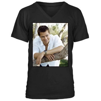 Brad Pitt Men's V-Neck T-Shirt