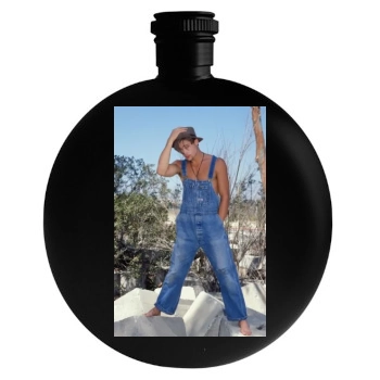 Brad Pitt Round Flask