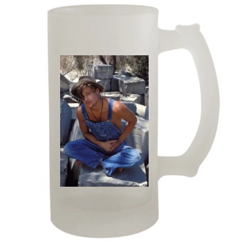 Brad Pitt 16oz Frosted Beer Stein