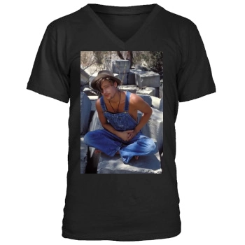 Brad Pitt Men's V-Neck T-Shirt