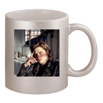 Brad Pitt 11oz Metallic Silver Mug