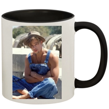 Brad Pitt 11oz Colored Inner & Handle Mug