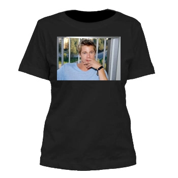 Brad Pitt Women's Cut T-Shirt