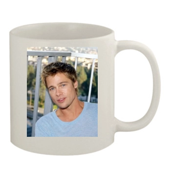 Brad Pitt 11oz White Mug