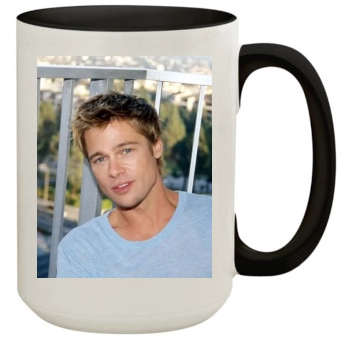 Brad Pitt 15oz Colored Inner & Handle Mug