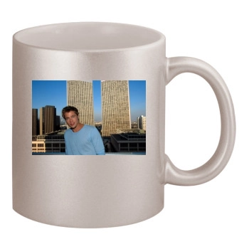 Brad Pitt 11oz Metallic Silver Mug