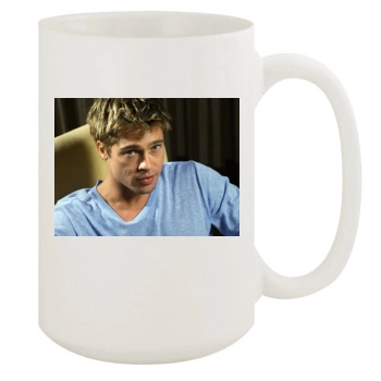 Brad Pitt 15oz White Mug