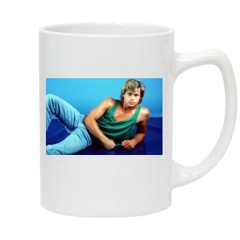 Brad Pitt 14oz White Statesman Mug