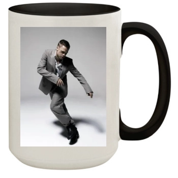 Brad Pitt 15oz Colored Inner & Handle Mug