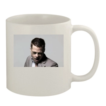 Brad Pitt 11oz White Mug