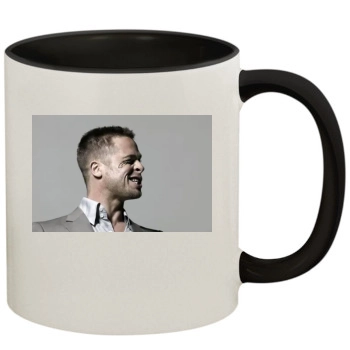 Brad Pitt 11oz Colored Inner & Handle Mug