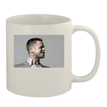 Brad Pitt 11oz White Mug