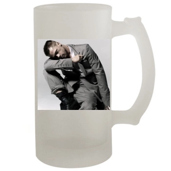 Brad Pitt 16oz Frosted Beer Stein