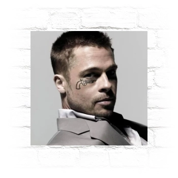 Brad Pitt Metal Wall Art