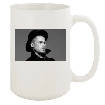 Brad Pitt 15oz White Mug