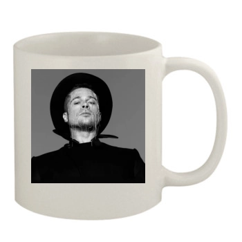 Brad Pitt 11oz White Mug