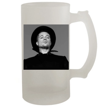 Brad Pitt 16oz Frosted Beer Stein