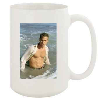 Brad Pitt 15oz White Mug