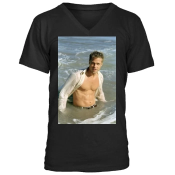 Brad Pitt Men's V-Neck T-Shirt