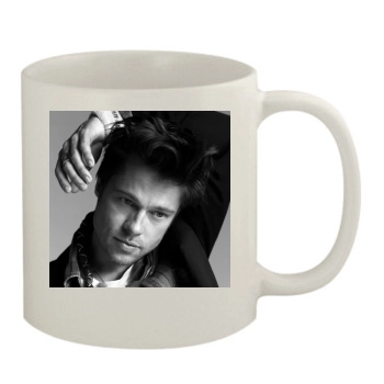 Brad Pitt 11oz White Mug