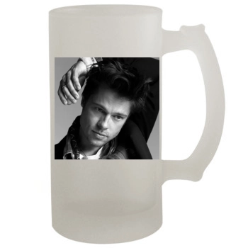 Brad Pitt 16oz Frosted Beer Stein