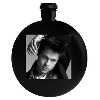 Brad Pitt Round Flask