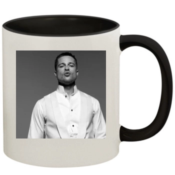 Brad Pitt 11oz Colored Inner & Handle Mug