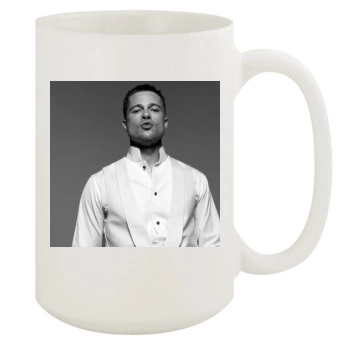 Brad Pitt 15oz White Mug